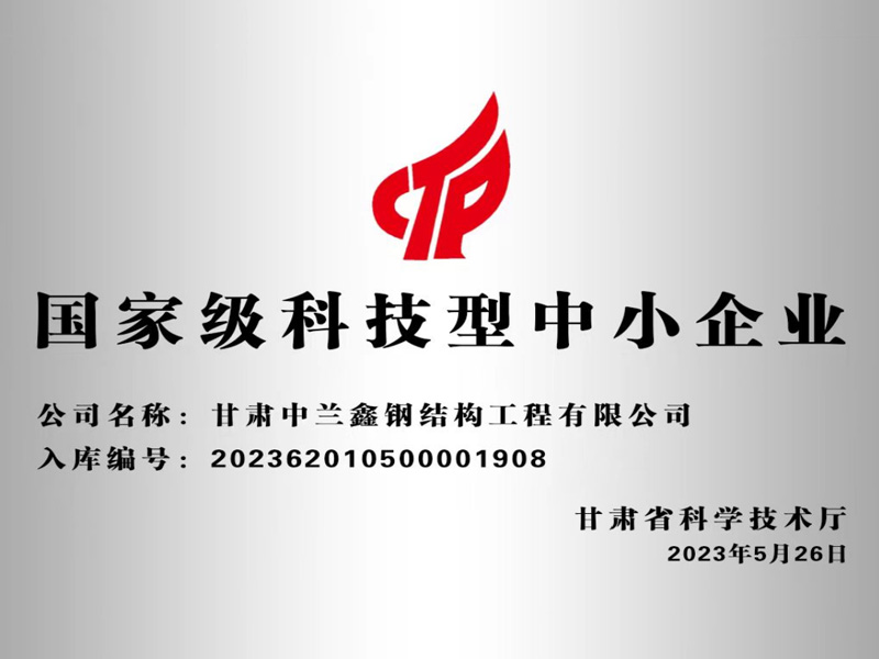 国家级科技型中小企业