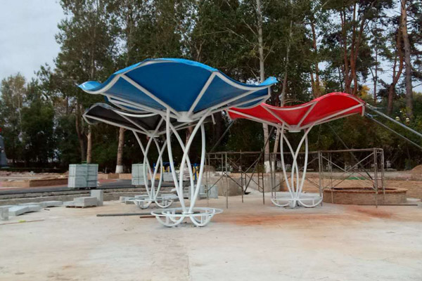 兰州异形膜结构景观